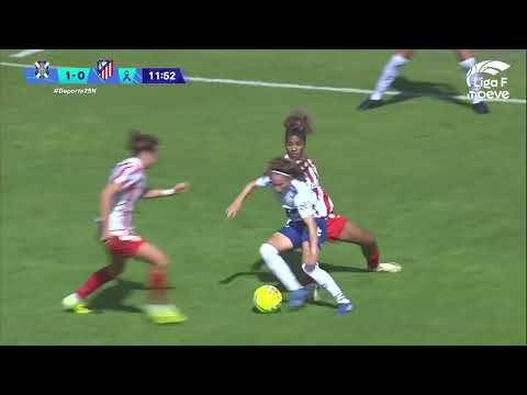 Elba Vergés: Celebración del gol en la FAN CAM