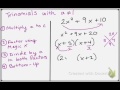 Factoring Quadratics and Zero Product Property