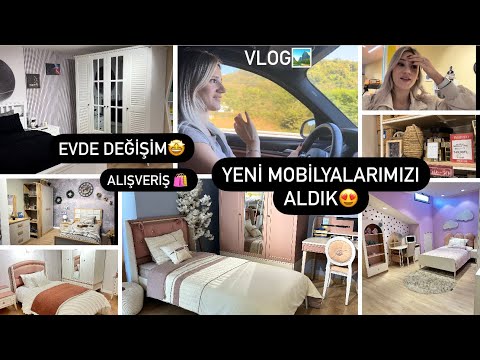 YENİ MOBİLYALARIMIZI ALDIK😍EVDE DEĞİŞİM✨KIZKIZA FATSA’YA YOLCULUK🚗ALDIKLARIM🛍️PIRASALI OMLET🍳VLOG