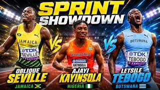 Oblique Seville 🇯🇲 vs Tebogo vs Ajayi | Men's 100m | London Diamond League 2026 | Jamaica | DTM