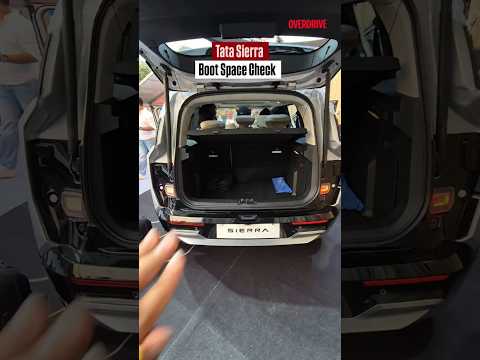 Tata Sierra | Boot space tested #TataSierra #SierraInterior #TataMotors