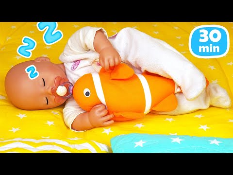 Jeux de nounou avec la poupée Bébé Annabelle : Pourquoi le bébé n'arrive-t-il pas à s'endormir ?
