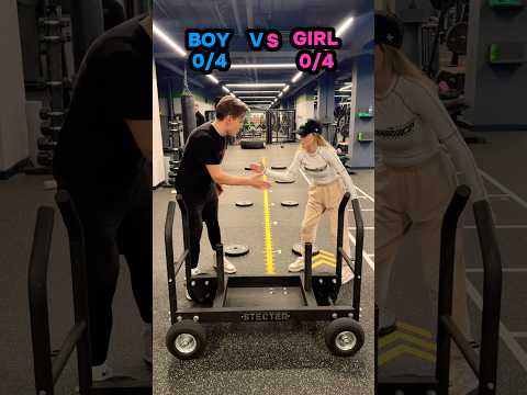 ⚡️ Boy vs Girl who win⁉️Speed test🏎️ #foryou #gym @CHALLEX1