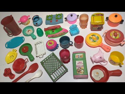 4:17 Minutes Satisfying with Unboxing Hello Kitty Mini Kitchen Toys Collection ASMR