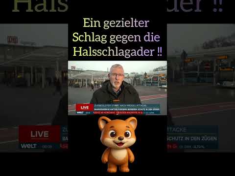 Ein gezielter Schlag gegen die Halsschlagader