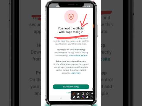 You need the official whatsapp to log in gb whatsapp #technicalchhora #gbwhatsapp #whatsapp