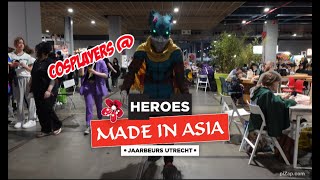 Cosplayers at Heroes Made in Asia Utrecht