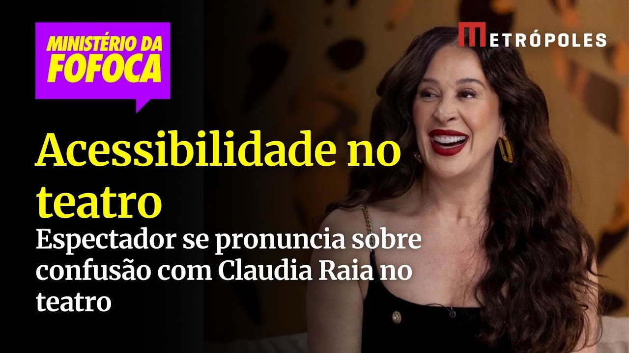 Espectador se pronuncia sobre confusão com Claudia Raia no teatro