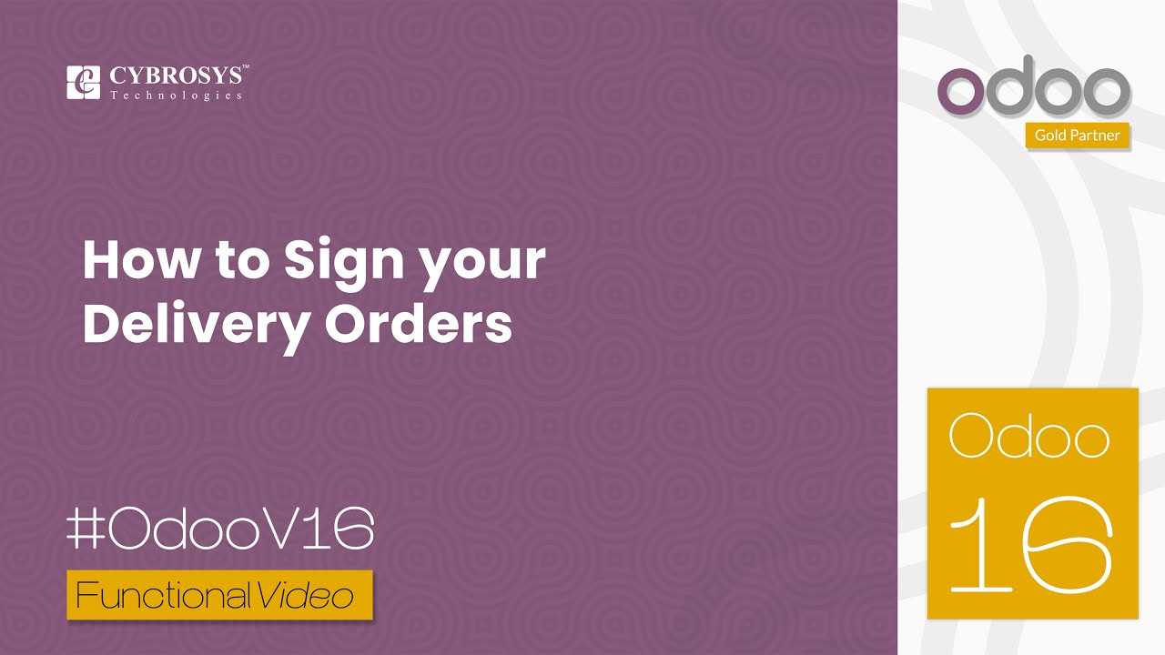 How To Sign Your Delivery Orders Using Odoo 16 ERP | 12/8/2022

This video is about how to sign your delivery orders. After enabling the feature from the configuration setting we can sign the ...