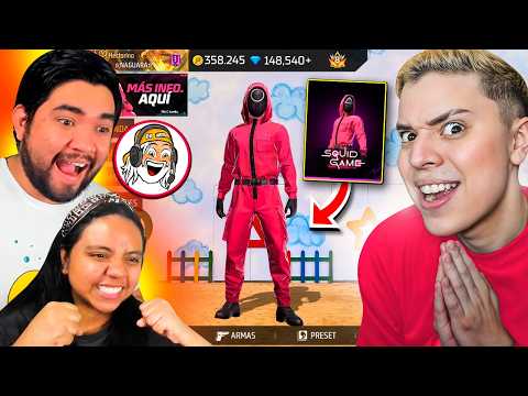 ¡ME INFILTRE EN LA ESCUADRA DE JACO DK Y SU ESPOSA CON EL TRAJE DEL GUARDIA ROSA! 🔥 FREE FIRE