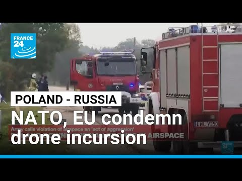 NATO, EU condemn 'Russia's reckless behaviour' after Poland drone incursion • FRANCE 24 English