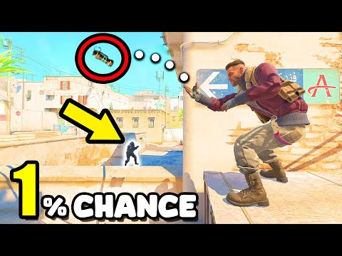 1% vs 100% SKILL NADES! - CS2 BEST MOMENTS #30