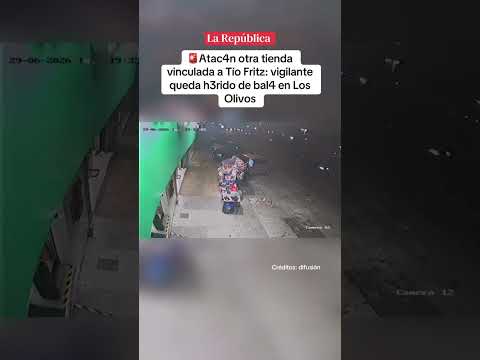 🚨 BALEAN A AGENTE DE SEGURIDAD DURANTE ATAQUE A TIENDA #shorts #lr