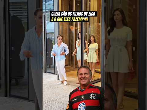 Quem são os filhos de Zico e o que eles fazem 😱 #zico #flamengo