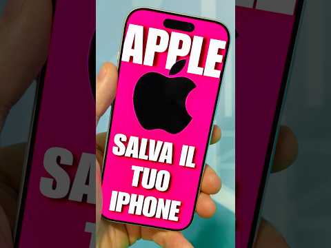 Salva il tuo iPhone con questo semplice trucco