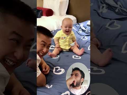 Cute Baby fun with Dad #funny #cute #baby #shorts #buraqpakistan
