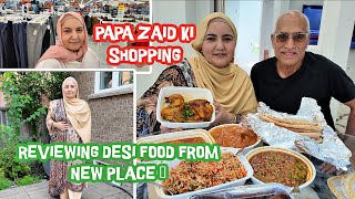 SHOPPING START LEAVING AGAIN 🇵🇰 | REVIEWING DESI FOOD IN 🇨🇦 