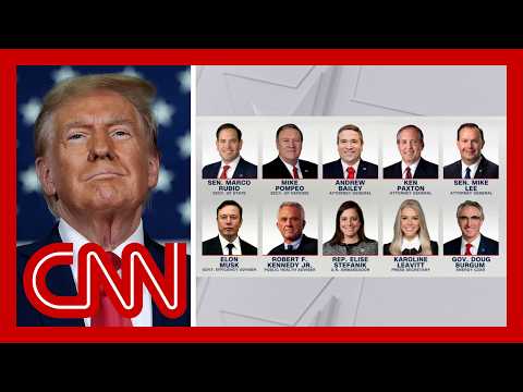 Trump weighs more picks for incoming cabinet