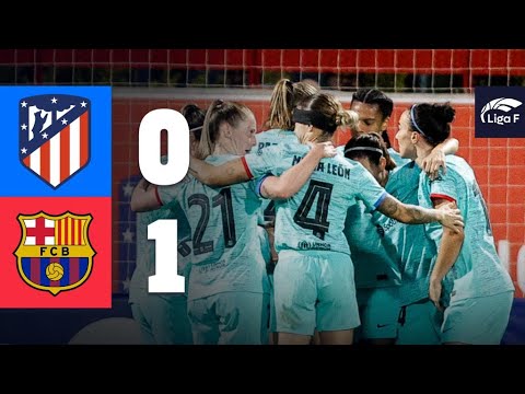 LIGA F | ATLÉTICO MADRID 0 vs FC BARCELONA 1 🔵🔴