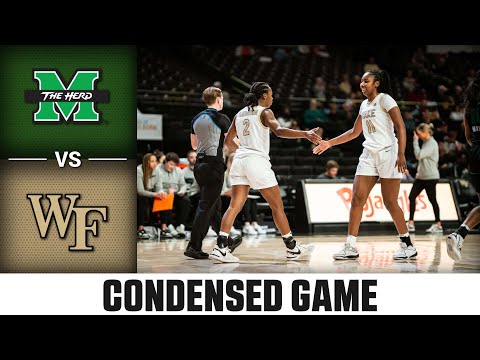 Marshall vs. Wake Forest Condensed Game | 2023-24 ACC Women’s Basketball