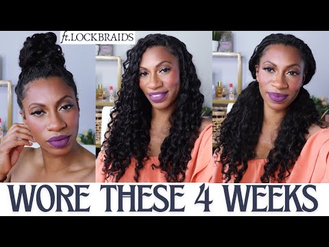 Miracle Knots + Loose Deep Wave Crochet Hair | Styling + 4-Week Update Ft.@LockBraids