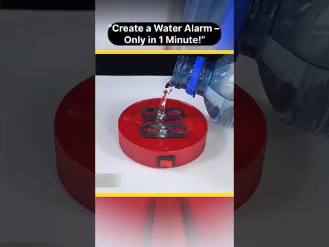 “DIY Water Activated Alarm – No Electricity Needed! 💥😲 | #RainAlarm #DIYGadget #shorts