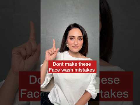 How to wash face correctly!
