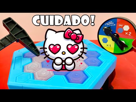 Não Derrube a Hello Kitty Do Gelo! Tia Flá X Produção