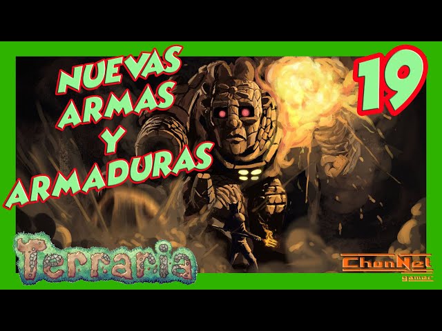 TERRARIA hardmode #19 EL GOLEM Y EL TEMPLO DE LA SELVA gameplay español