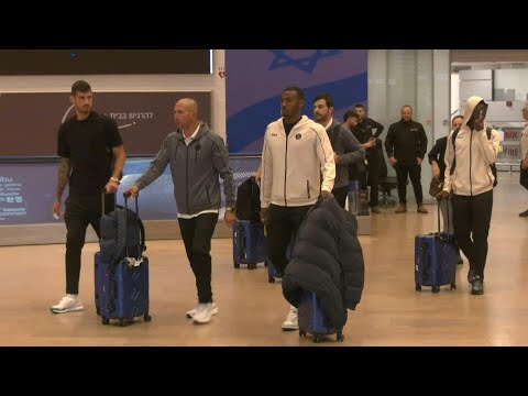 Israeli football club members arrive in Tel Aviv after Amsterdam football clashes | AFP