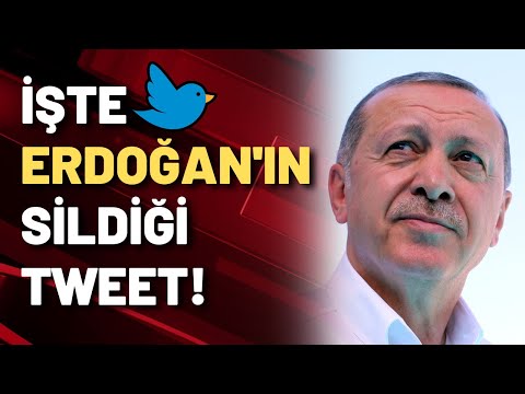 ERDOĞAN O TWEETİ SİLDİ!