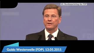 Westerwelle 2011 über Freiheits und Bürgerrechte