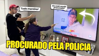 TROLLEI MINHA MÃE COM REPORTAGEM SENDO PROCURADO ( MELHOR TROLLAGEM )