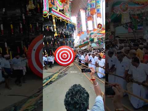 திருவாரூர் தேரை திருப்ப இவ்வளவு கஷ்டமா😱 thiruvarur ther temple sivan