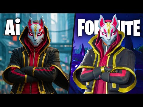 👉 If Fortnite Was Designed by AI 🤖🔥 (Battle Pass – Season 5 Chapter 1)