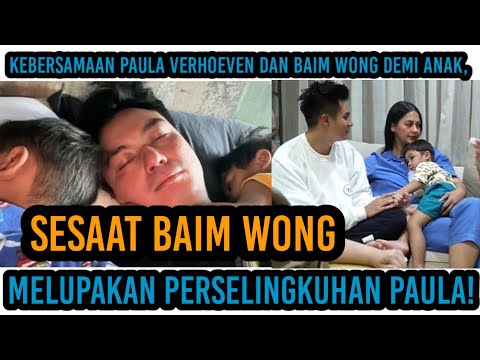 Kebersamaan Paula Verhoeven Dan Baim Wong Demi Anak, Sesaat Baim Melupakan Perselingkuhan Paula!