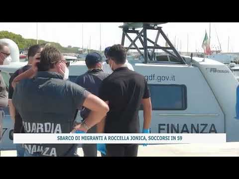 SBARCO DI MIGRANTI A ROCCELLA JONICA, SOCCORSI IN 59