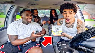 Drinking A Whole Box Of CUT WATER Then Driving Crazy With The Gang In The Car.. 