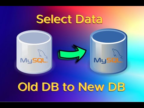 MYSQL 01: ວິທີດຶງຂໍ້ມູນຈາກ DB ເກົ່າ ໄປໃສ່ໃນ DB ໃໝ່ | Old DB Data insert into New DB