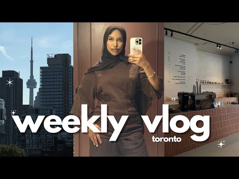 weekly vlog | café hopping, home shopping, exploring the city, friend catch ups & more
