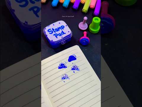 Homemade Stamp Pad 🤓🌈 #shorts