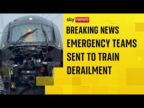 YouTube video thumbnail: Emergency Teams Sent to Train Derailment in Cumbria as Rail Services Affected