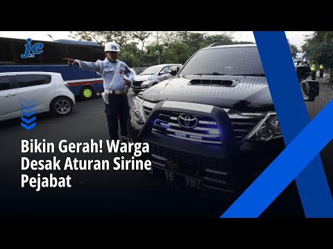 Sirene & Strobo Kerap Disalahgunakan, Publik Muak