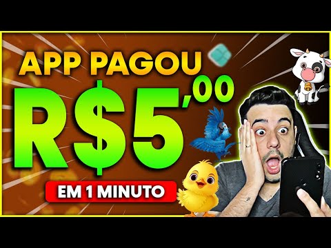 RECEBI R$5 EM 1 MINUTO NO PILOTO AUTOMÁTICO nesse NOVO APP para GANHAR DINHEIRO DE VERDADE em 2024