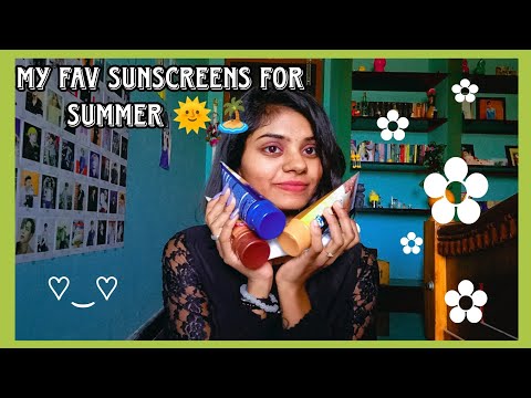 My fav sunscreens😍❤️ | Best sunscreen for summer 🌞🏝️ - தமிழில்
