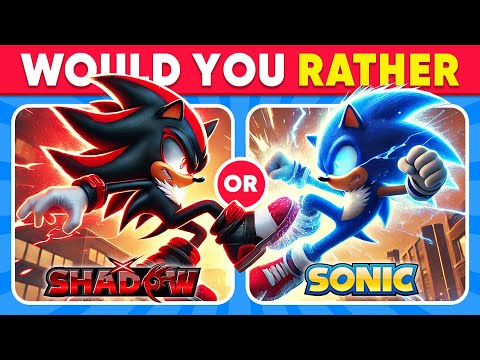 Would You Rather...? Sonic The Hedgehog 3 Edition 🦔🔵⚡️ Daily Quiz