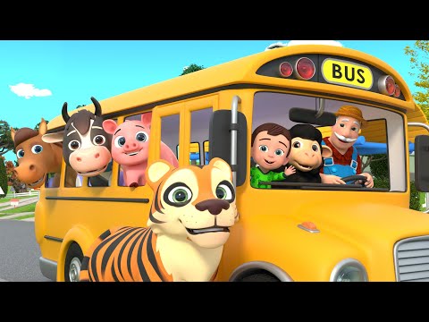 Wheels On The Bus | Animals Song🐮 +More Newborn Nursery Rhymes Collection