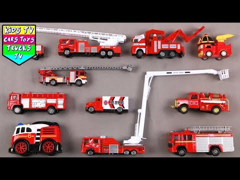 Learn Types Of Fire Rescue Trucks For Kids + More Emergency Vehicle Videos