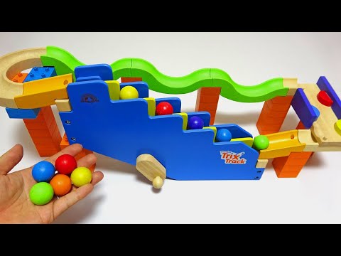 Marble Run Race☆Wonder World TrixTrack Wave Slope