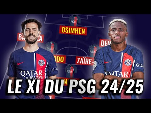 Le PSG prépare une équipe prometteuse en 2024/25 🔴🔵 thumbnail